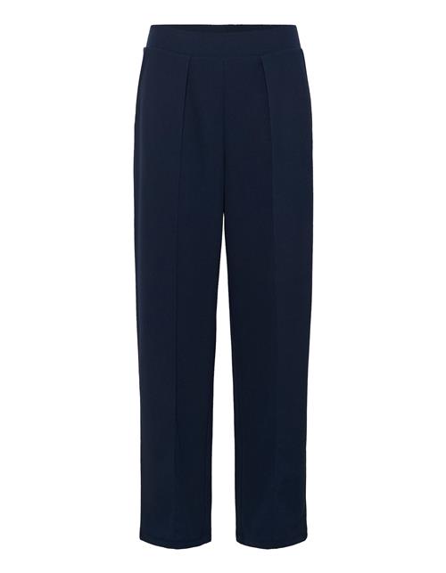 Cream Bukser med fals 'CR Siki'  navy