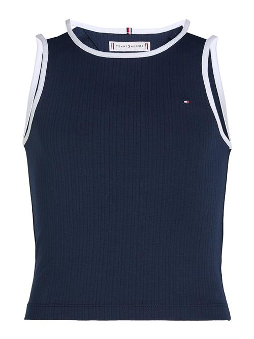 TOMMY HILFIGER Overdel  navy / hvid