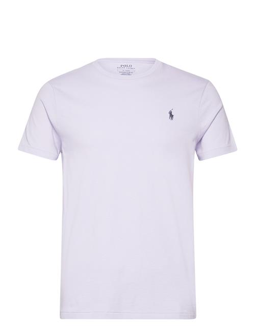 Custom Slim Fit Jersey Crewneck T-Shirt Polo Ralph Lauren Purple