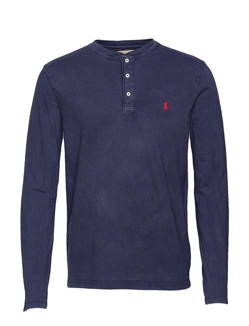 Slub Jersey Henley Shirt Polo Ralph Lauren Navy