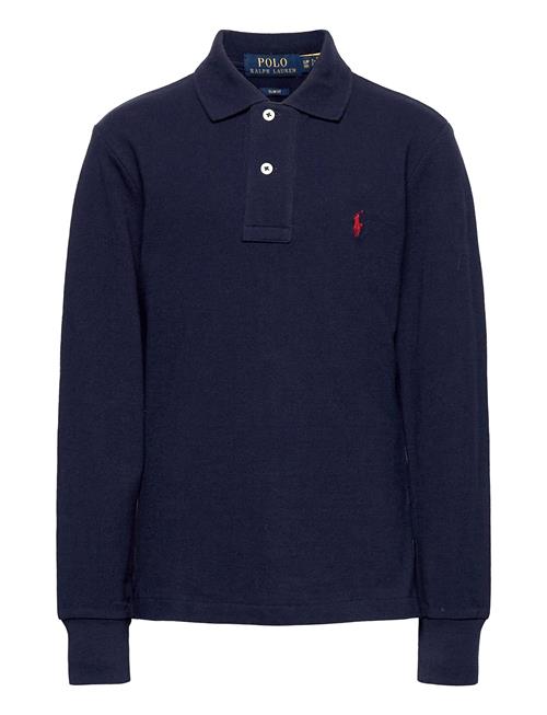 Basic Mesh-Slim Polo-Tp-Knt Ralph Lauren Kids Blue