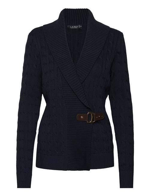 Buckled Cotton Sweater Lauren Ralph Lauren Navy