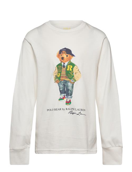 Polo Bear Cotton Long-Sleeve Tee Ralph Lauren Kids White