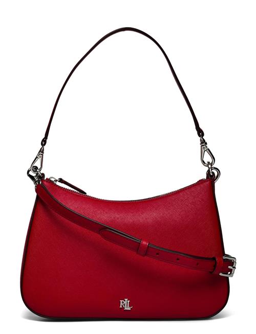 Crosshatch Leather Medium Danni Bag Lauren Ralph Lauren Red