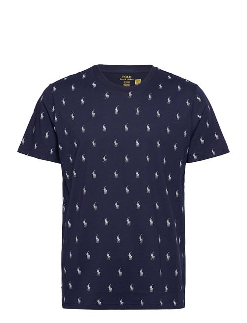 Allover Pony Cotton Jersey Sleep Shirt Polo Ralph Lauren Navy