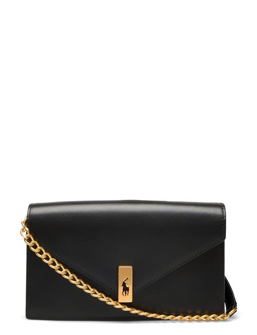 Polo Id Leather Chain Wallet & Bag Polo Ralph Lauren Black