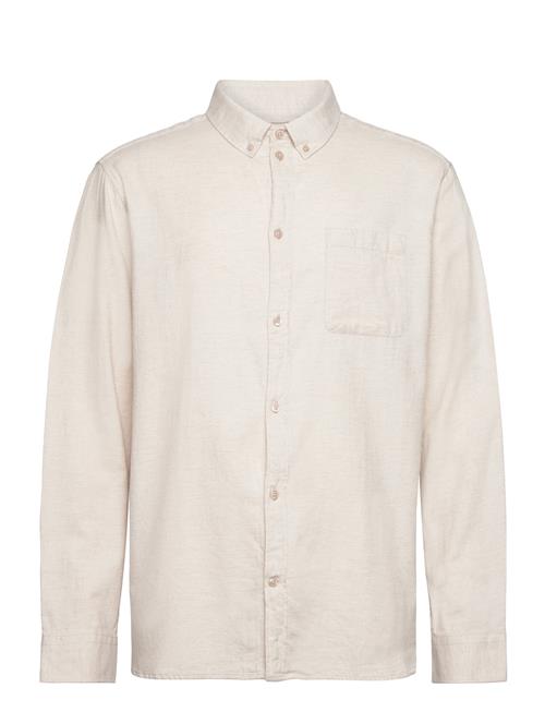 Organic Cotton Flannel Shirt Gots Knowledge Cotton Apparel Cream