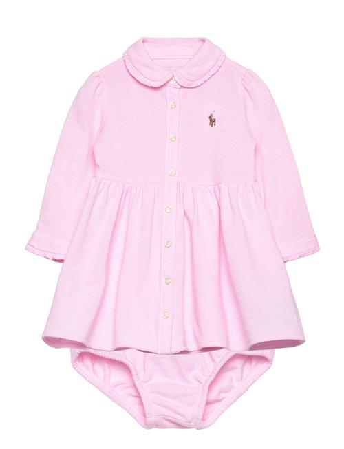 Oxford Mesh Dress & Bloomer Ralph Lauren Baby Pink