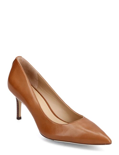 Lanette Leather Pump Lauren Ralph Lauren Brown