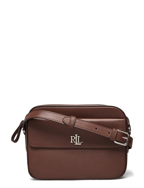 Leather Medium Marcy Camera Bag Lauren Ralph Lauren Brown