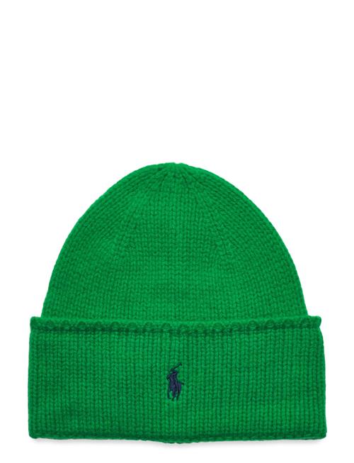 Cable-Knit Merino Wool Beanie Polo Ralph Lauren Green