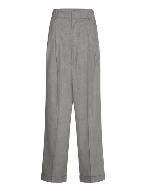 Wool-Blend Flannel Straight-Leg Pant Polo Ralph Lauren Grey