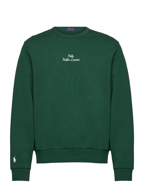 Embroidered-Logo Double-Knit Sweatshirt Polo Ralph Lauren Green