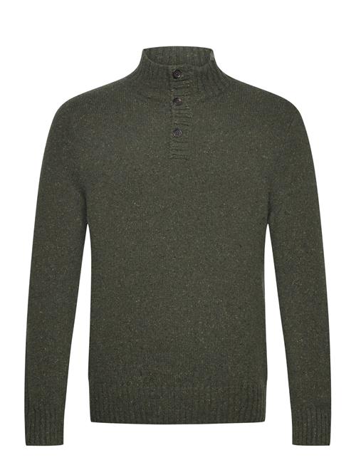 Speckled Wool-Blend Mockneck Sweater Polo Ralph Lauren Khaki