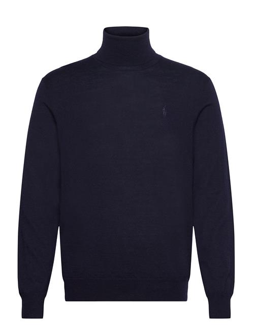 Washable Wool Turtleneck Sweater Polo Ralph Lauren Navy