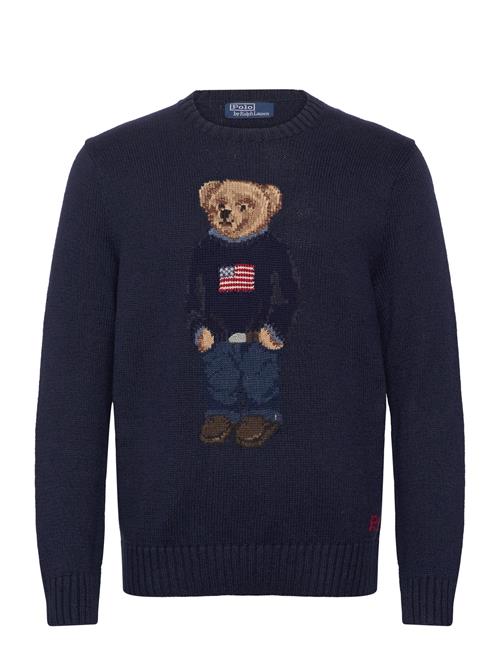 Polo Bear Cotton-Linen Sweater Polo Ralph Lauren Navy