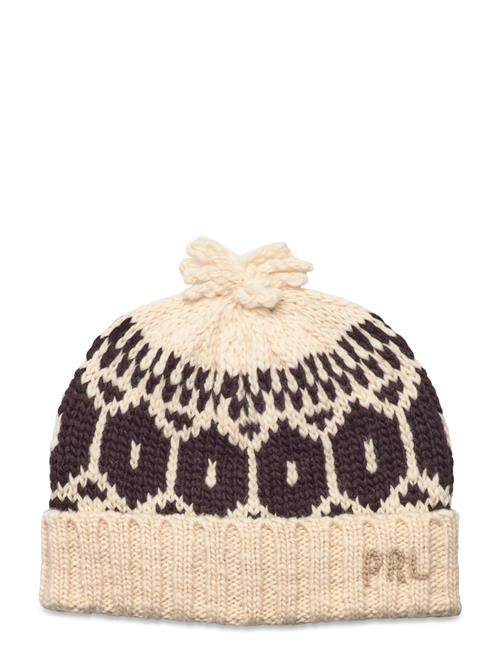 Wool Snowflake Beanie Polo Ralph Lauren Beige