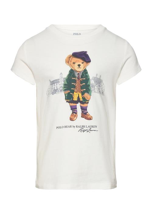 Se Polo Bear Cotton Jersey Tee Ralph Lauren Kids White ved Booztlet