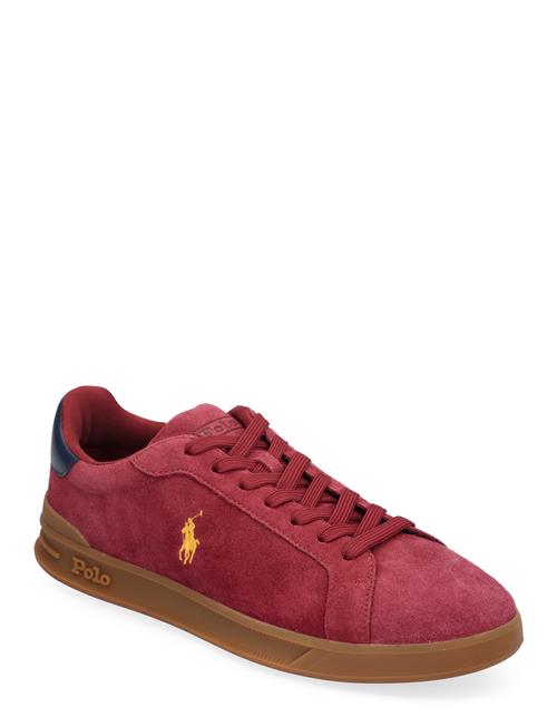 Heritage Court Ii Suede Sneaker Polo Ralph Lauren Red