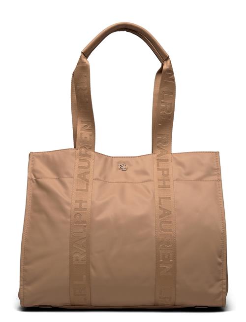 Nylon Extra-Largetk! Stevie Tote Bag Lauren Ralph Lauren Beige