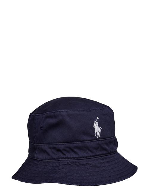 Reversible Plaid Cotton Bucket Hat Polo Ralph Lauren Navy