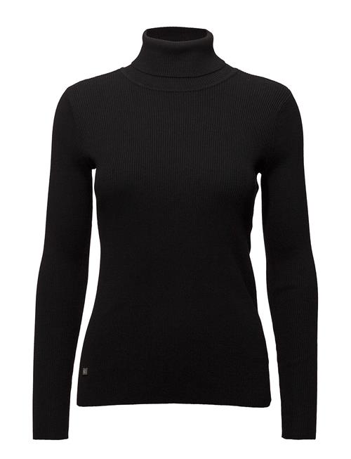 Stretch Cotton Modl-L/S Turtle Neck Lauren Ralph Lauren Black