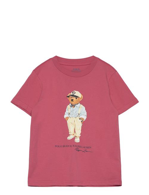 Polo Bear Cotton Jersey Tee Ralph Lauren Kids Red