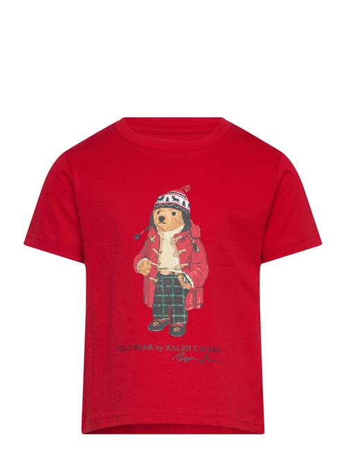 Polo Bear Cotton Jersey Tee Ralph Lauren Kids Red