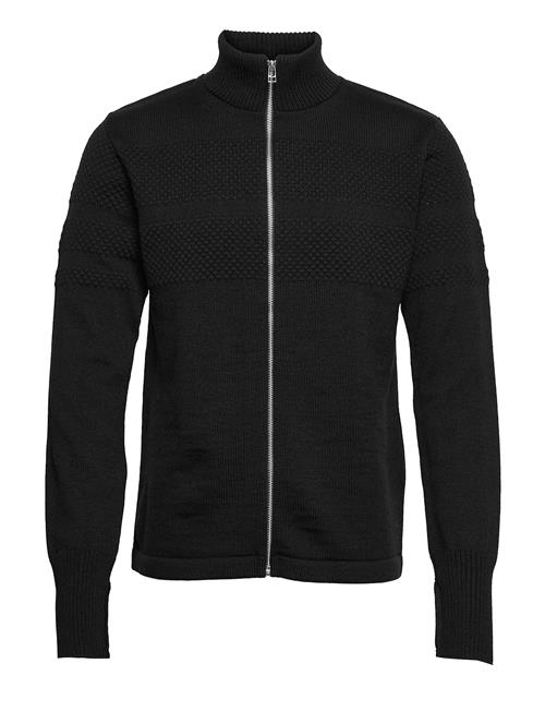 Wool Klemens Zip Knit Mads Nørgaard Black