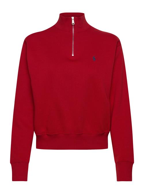 Fleece Quarter-Zip Polo Ralph Lauren Red