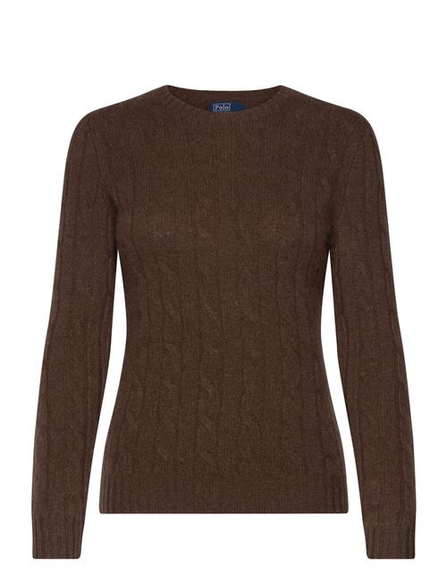 Cable-Knit Cashmere Sweater Polo Ralph Lauren Brown