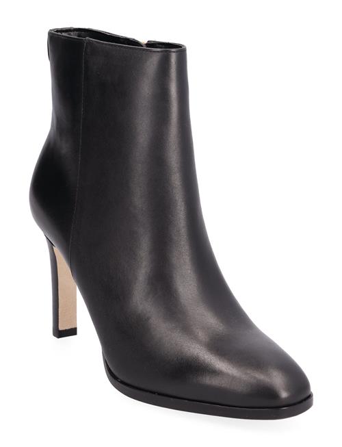 Dylann Burnished Leather Bootie Lauren Ralph Lauren Black