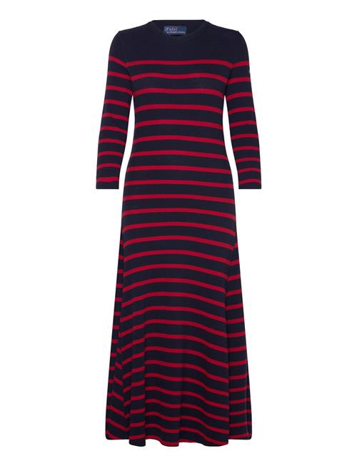 Striped Waffle-Knit Dress Polo Ralph Lauren Navy