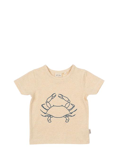 T-Shirt S/S Motif Petit Piao Beige