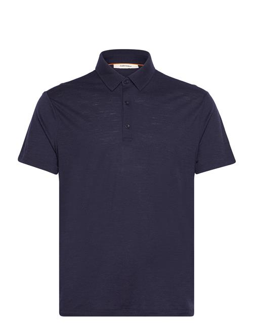 Men Merino 150 Tech Lite Ss Polo Icebreaker Navy