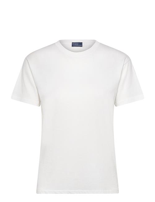 Cotton Jersey Crewneck Tee Polo Ralph Lauren White