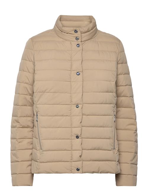 Quilted Funnelneck Puffer Coat Lauren Ralph Lauren Beige