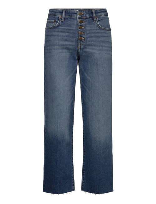 High-Rise Relaxed Straight Ankle Jean Lauren Ralph Lauren Blue