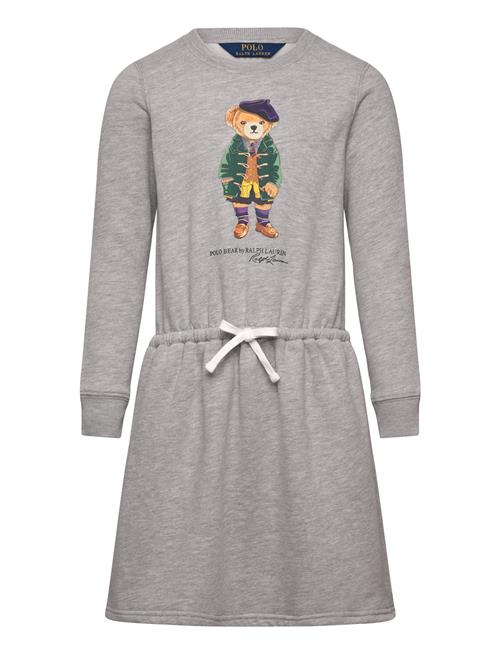 Polo Bear Fleece Dress Ralph Lauren Kids Grey