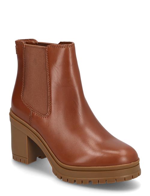 Cailie Leather Bootie Lauren Ralph Lauren Brown