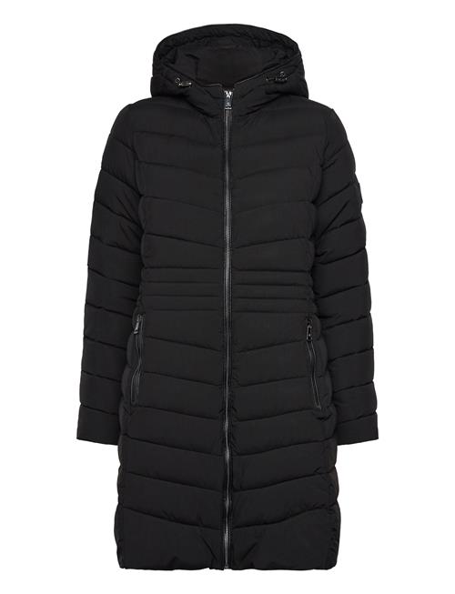 Chevron-Quilted Hooded Jacket Lauren Ralph Lauren Black