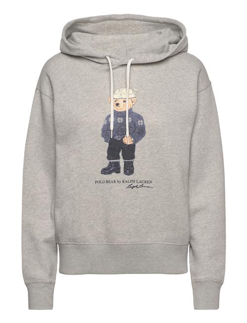 Polo Bear Cotton-Blend Hoodie Polo Ralph Lauren Grey