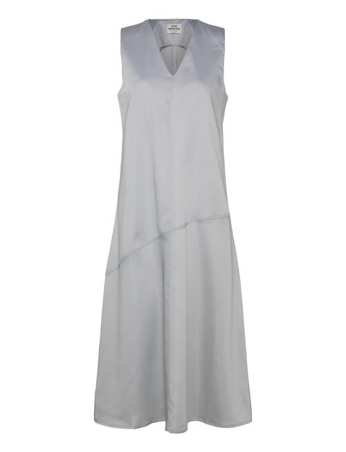 Heavy Satin Runa Dress Mads Nørgaard Grey