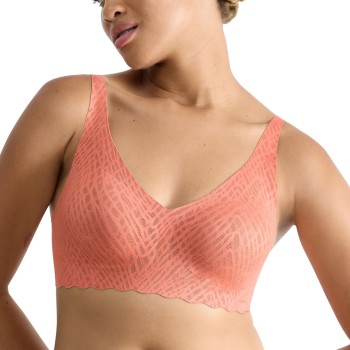 Sloggi Bh ZERO Feel Bliss Soft Bra Abrikos Large Dame