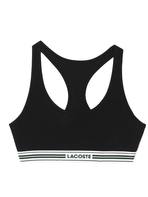 LACOSTE Sports-BH  mørkegrøn / sort / hvid