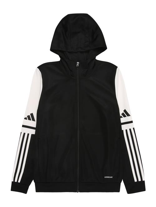 ADIDAS PERFORMANCE Sportssweatjakke 'SQ25'  sort / offwhite