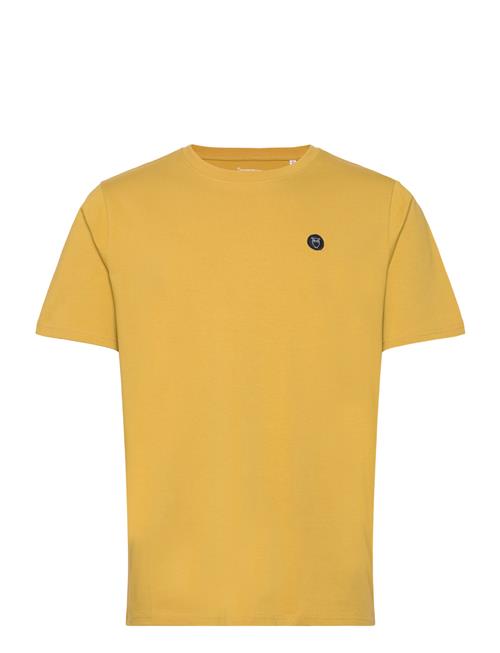 Badge T-Shirt - Gots/Vegan Knowledge Cotton Apparel Yellow