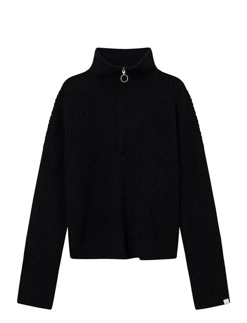 Florie Zip Knit Once Untold Black