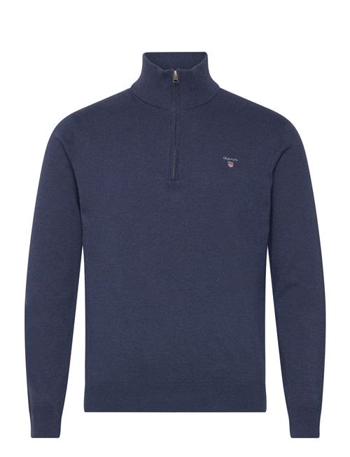 Cotton Half Zip GANT Navy