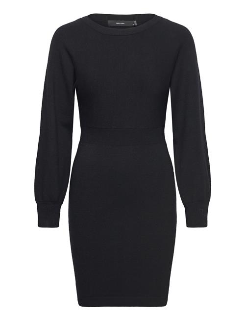 Vmhollykaris Ls O-Neck Dress Ga Boo Vero Moda Black